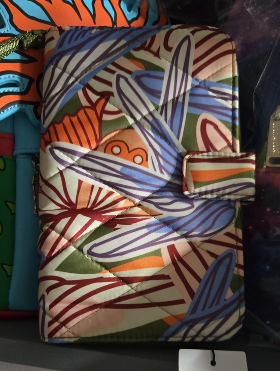 Vera Bradley Handbags - Vera Bradley Quilted Floral Wallet in Blue, Green, Orange, Cream